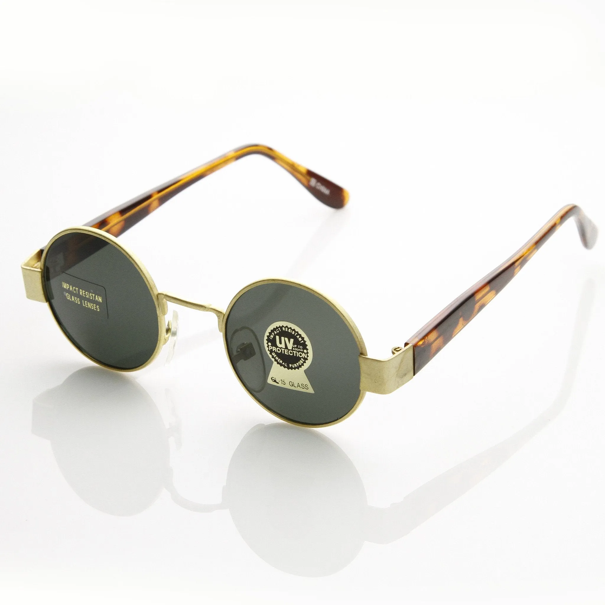 Steampunk Vintage Round Circle Spectacles Sunglasses 7014 sold by ZeroUV product image thumbnail 2