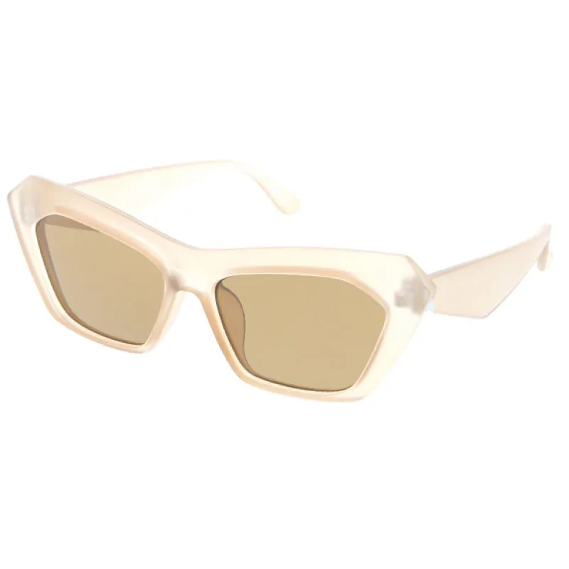 Thich Frame Geometric Cateye Sunglasses D321 sold by ZeroUV