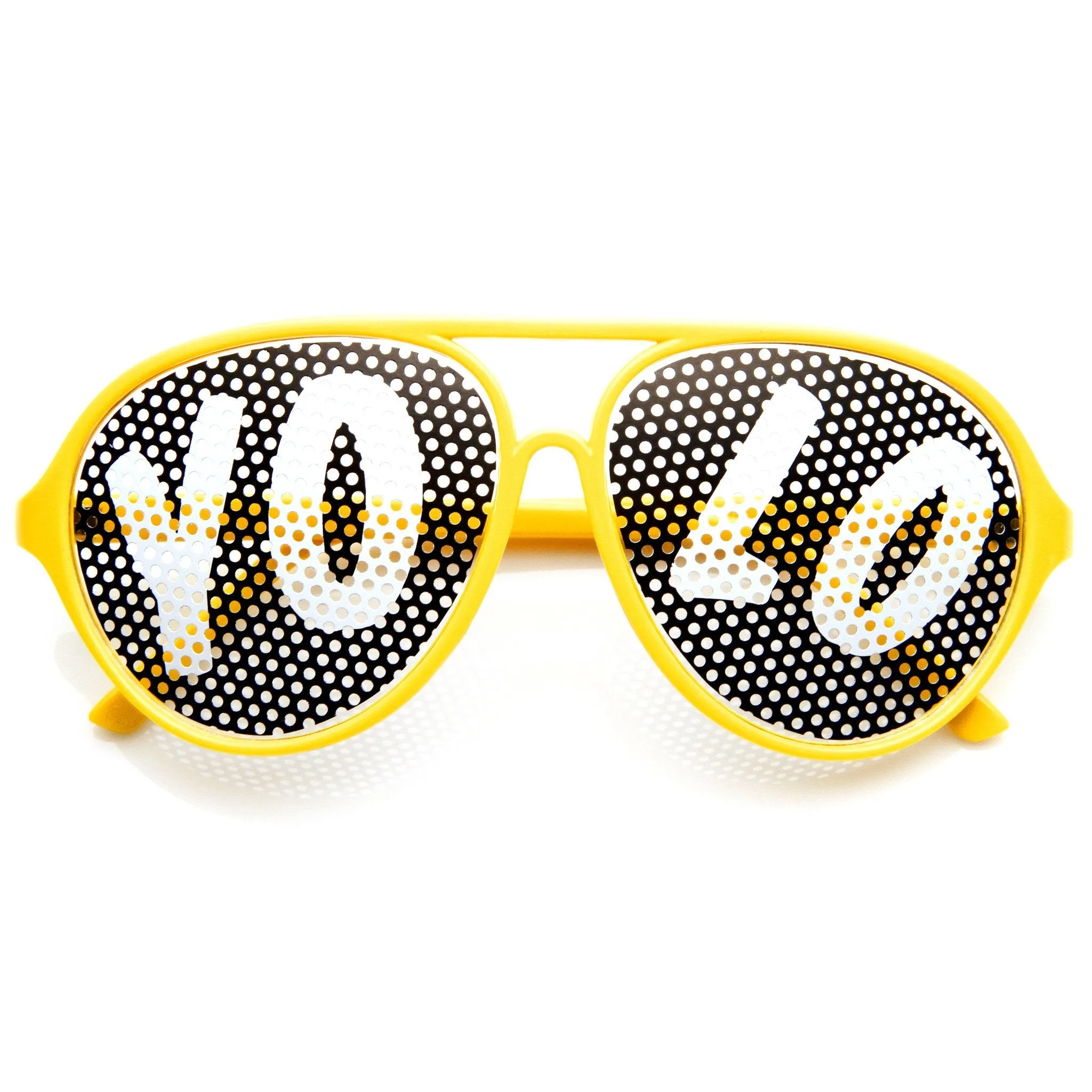 Party YOLO Summer Retro Aviator Glasses 8855 sold by ZeroUV product image thumbnail 4