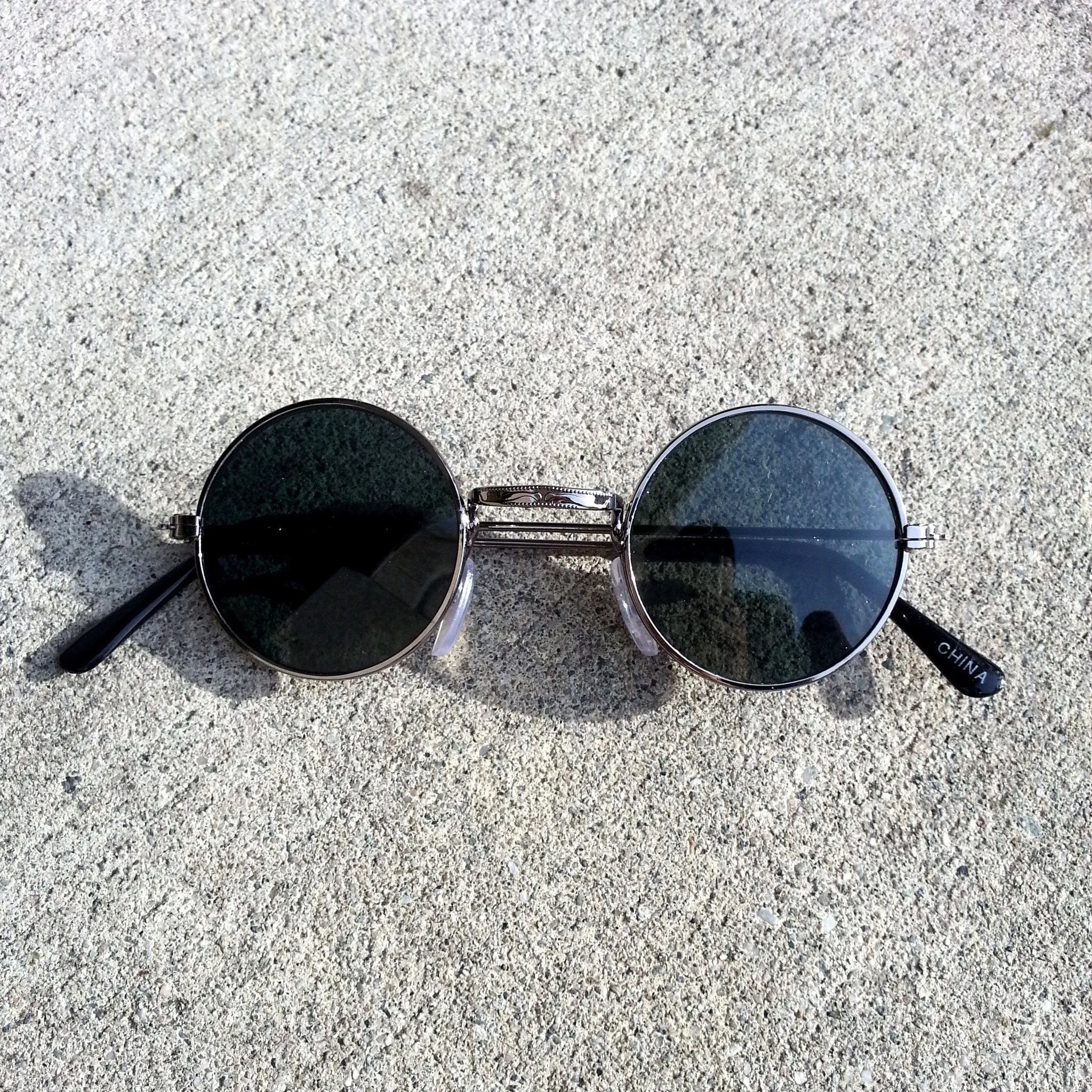 Genuine Steampunk Vintage Round Spectacles Sunglasses 7012 sold by ZeroUV product image thumbnail 4