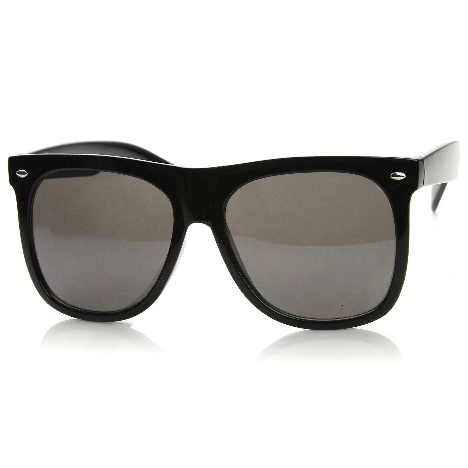 Oversize Retro Hipster Horned Rim Sunglasses 8889 sold by ZeroUV product image thumbnail 4