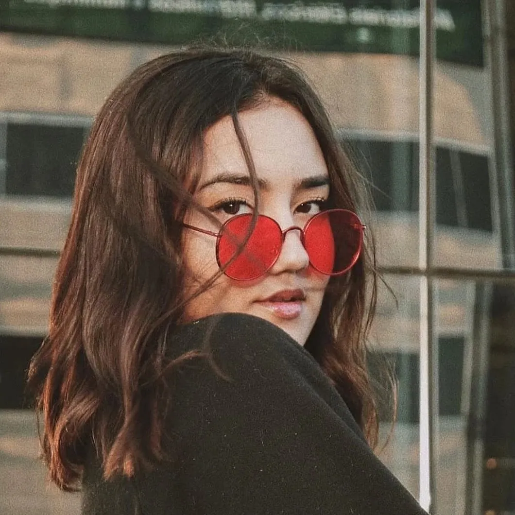 Retro Fashion Round Color Tone Colors Flat Lens Sunglasses C437 sold by ZeroUV product image thumbnail 2