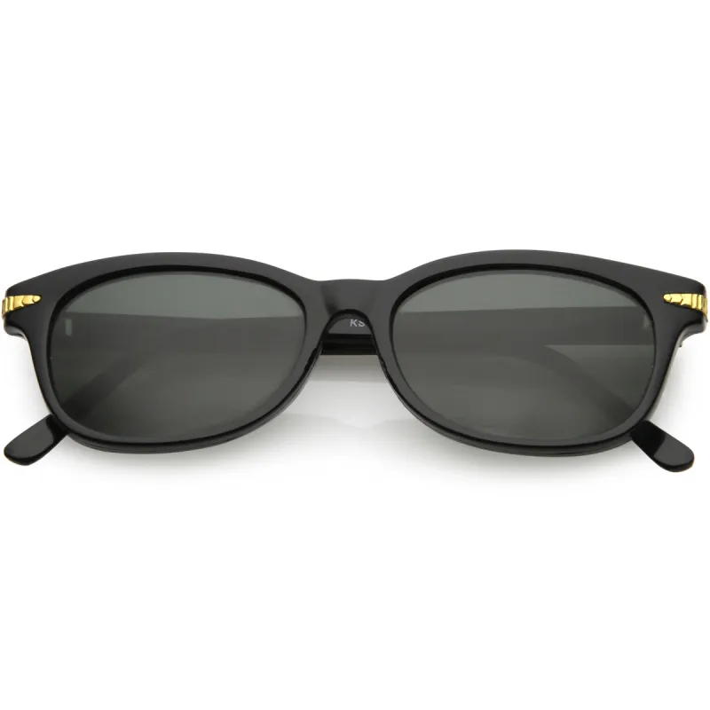 True Vintage Dapper Dead Stock Small Horned Rim Sunglasses C904 sold by ZeroUV
