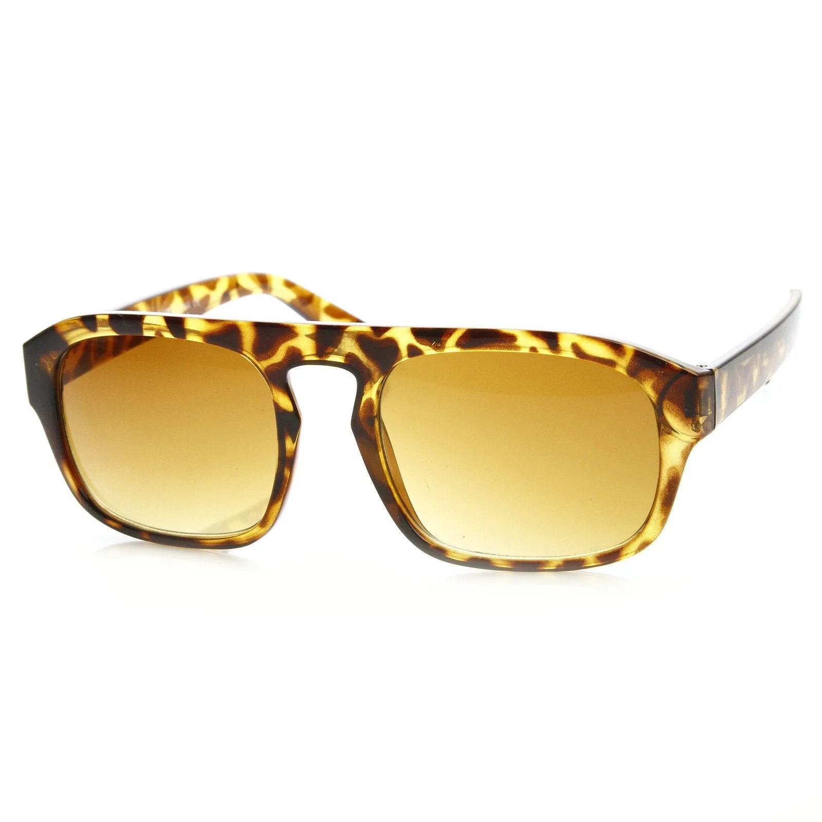 Mens European Fashion Center Cut Square Aviator Sunglasses 8655 sold by ZeroUV product image thumbnail 4