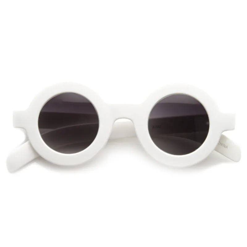 Retro American 1950s TV Show Inspired Round Sunglasses 8980 sold by ZeroUV