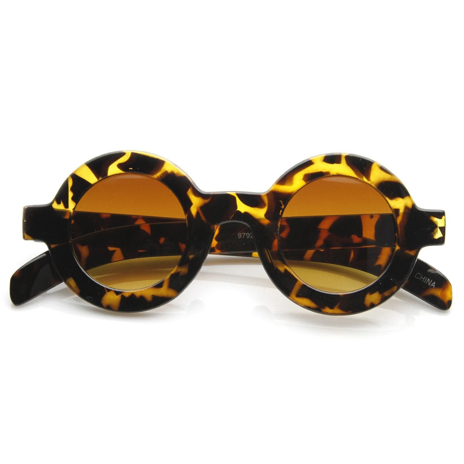 Retro American 1950s TV Show Inspired Round Sunglasses 8980 sold by ZeroUV product image thumbnail 2