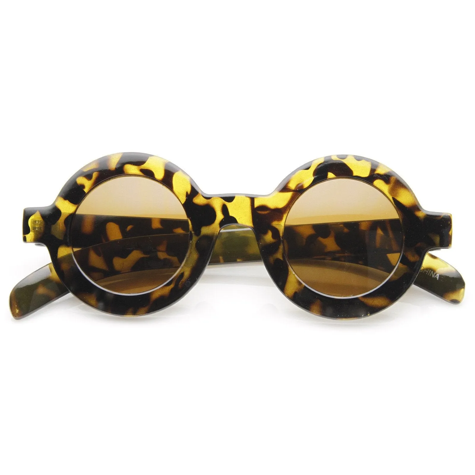 Retro American 1950s TV Show Inspired Round Sunglasses 8980 sold by ZeroUV product image thumbnail 3