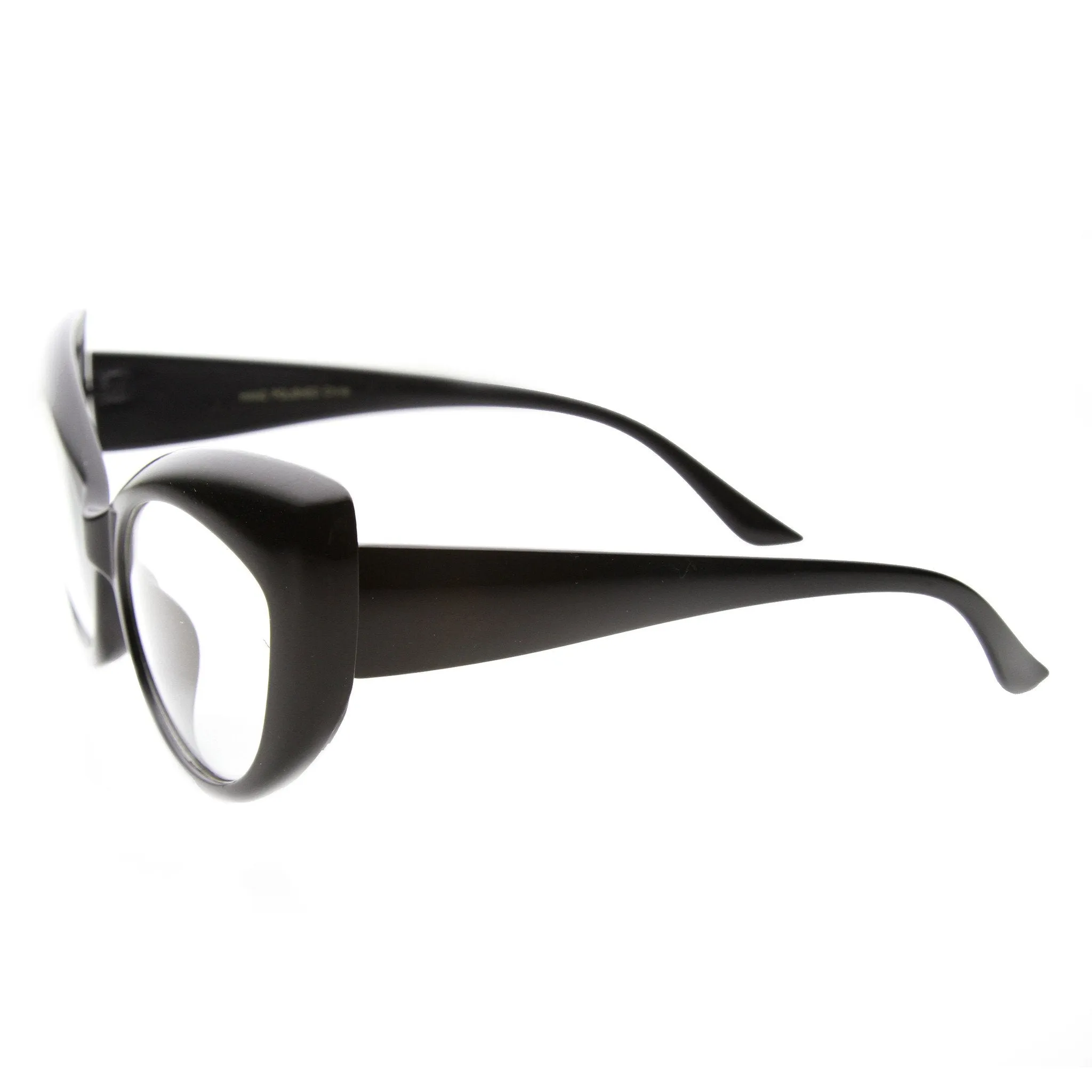 Retro 1950's Pointed Cat Eye Clear Lens Glasses 9646 sold by ZeroUV product image thumbnail 3