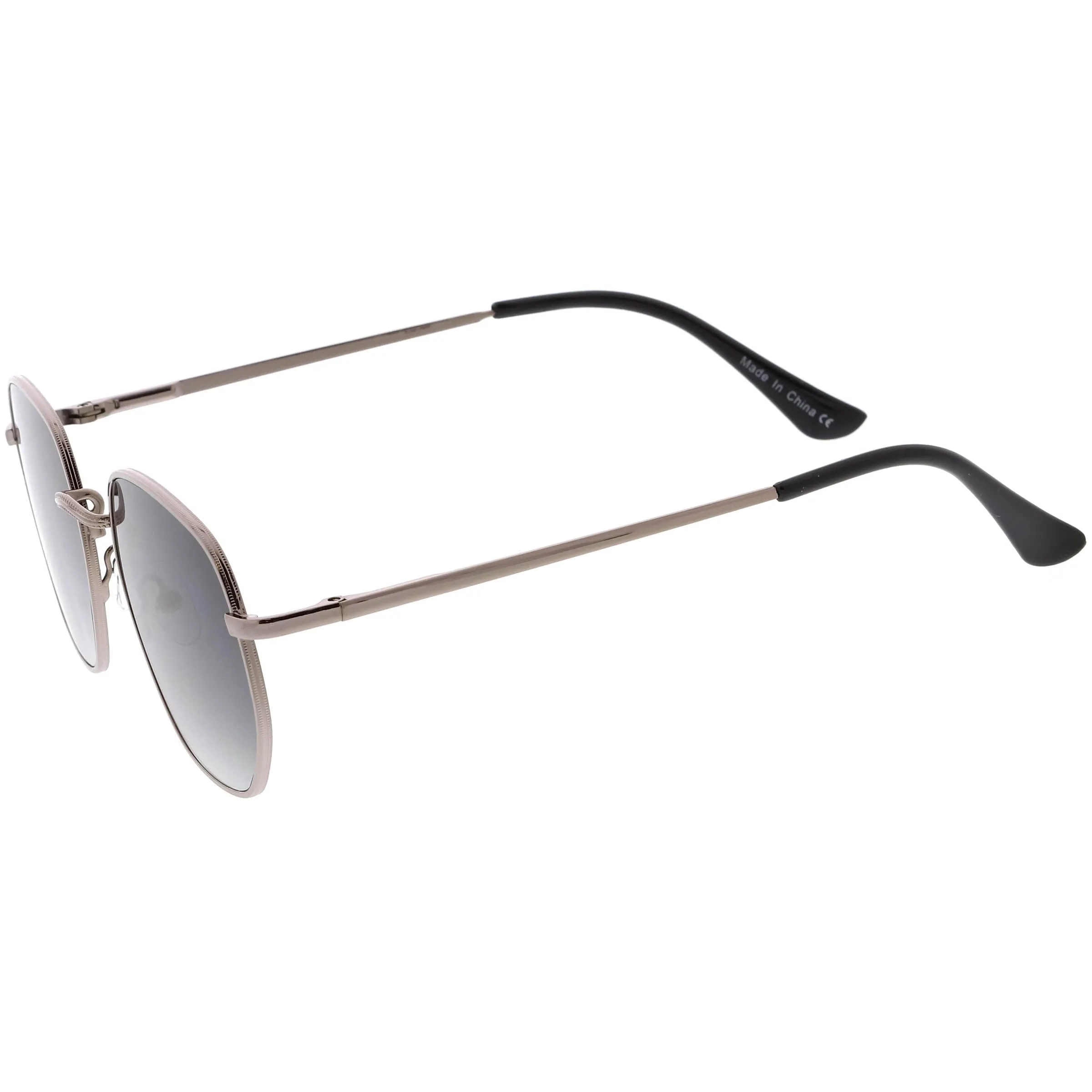 Vintage Small Classic Dapper Geometric Metal Frame Sunglasses C974 sold by ZeroUV product image thumbnail 5