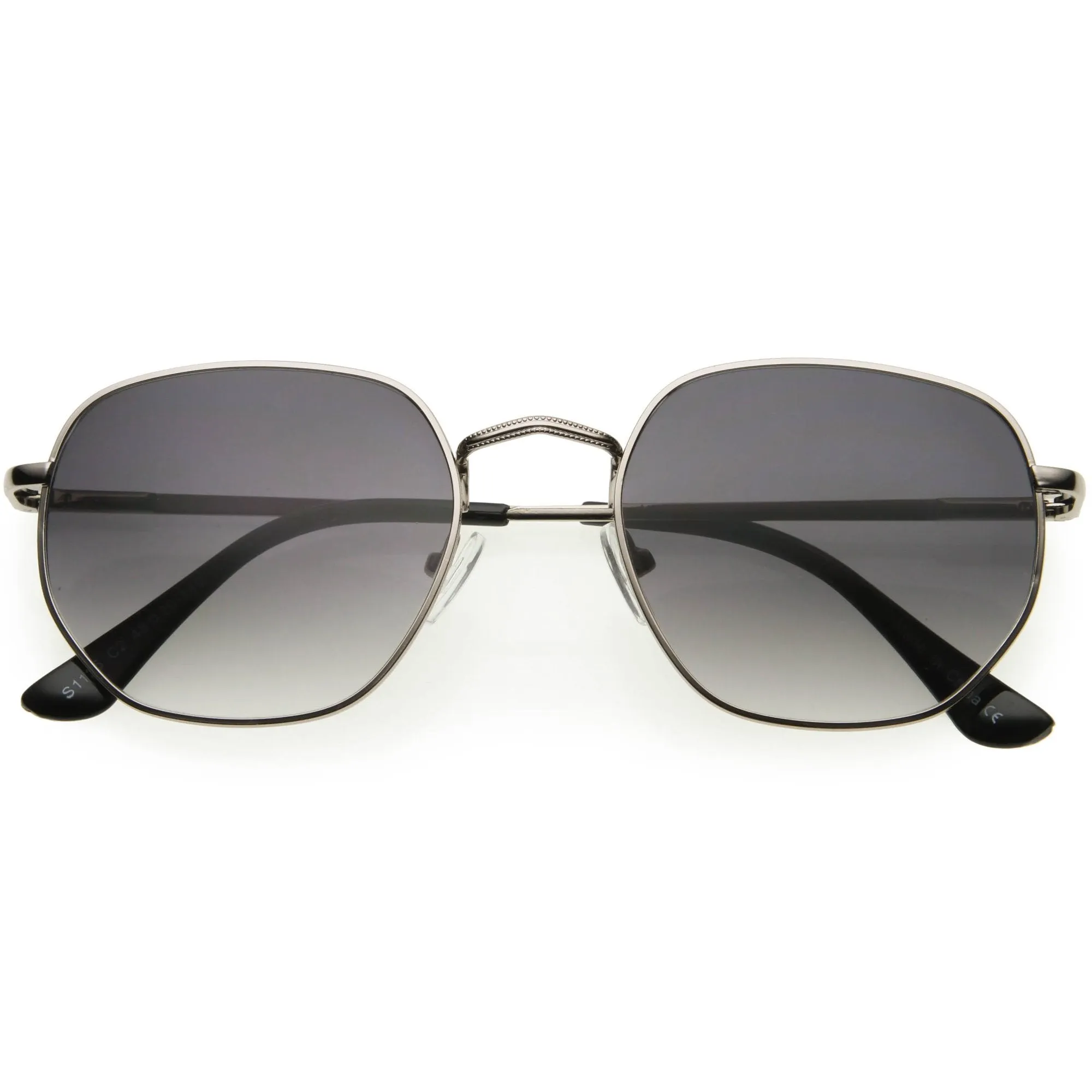 Vintage Small Classic Dapper Geometric Metal Frame Sunglasses C974 sold by ZeroUV