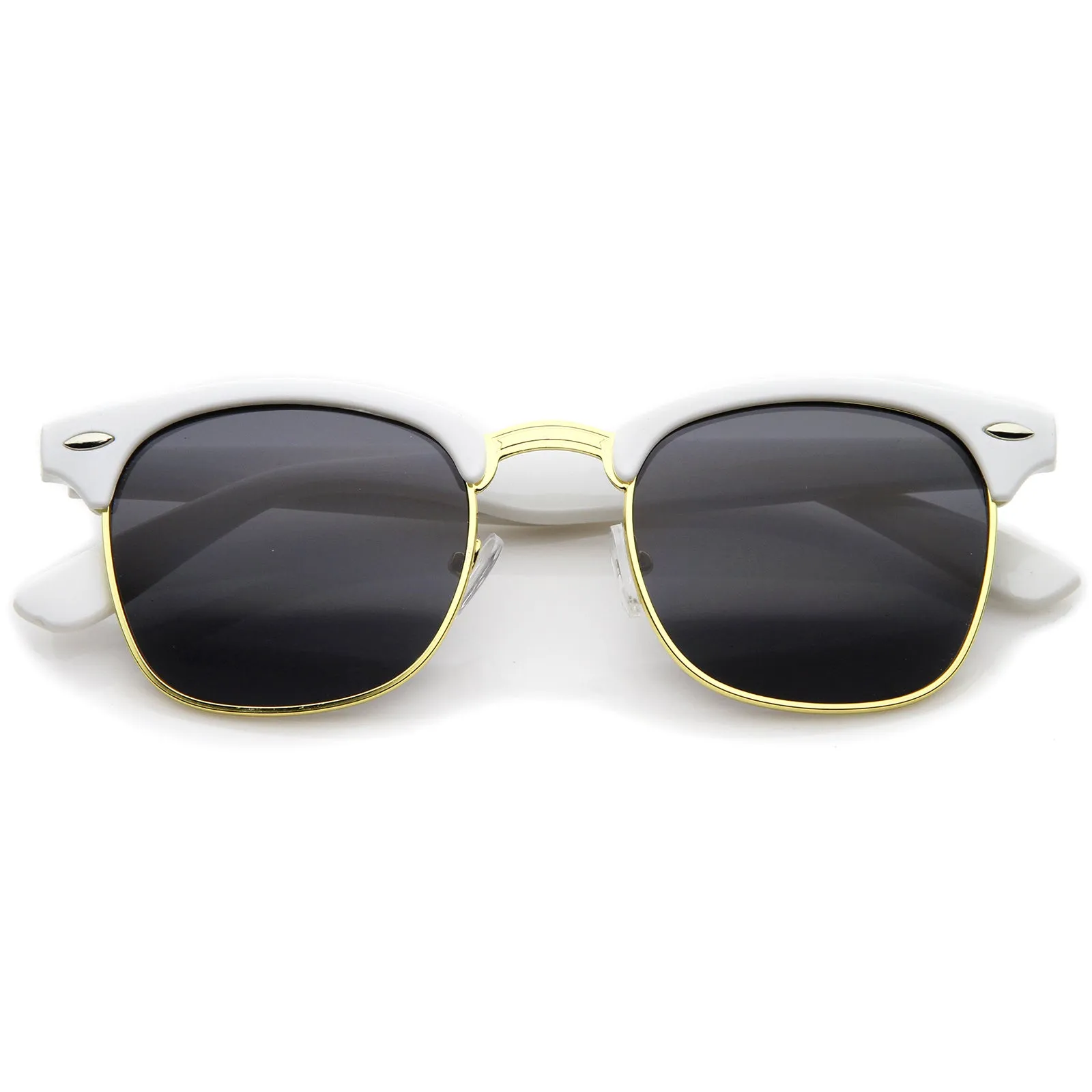 Everyday Two-Tone Half Frame Sunglasses A703 sold by ZeroUV