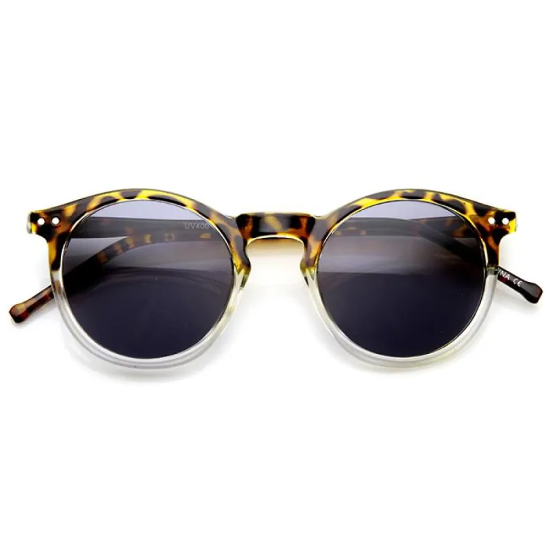 Dapper Indie Round P3 Keyhole Horned Rim Sunglasses 9569 sold by ZeroUV