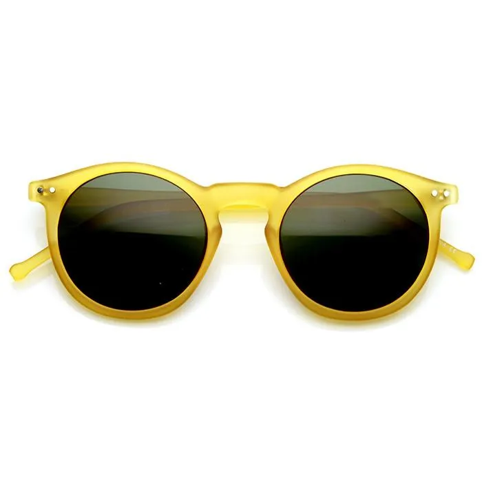 Dapper Indie Round P3 Keyhole Horned Rim Sunglasses 9569 sold by ZeroUV product image thumbnail 4