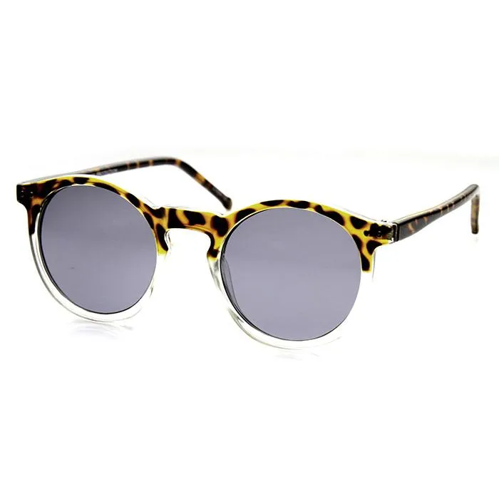 Dapper Indie Round P3 Keyhole Horned Rim Sunglasses 9569 sold by ZeroUV product image thumbnail 2