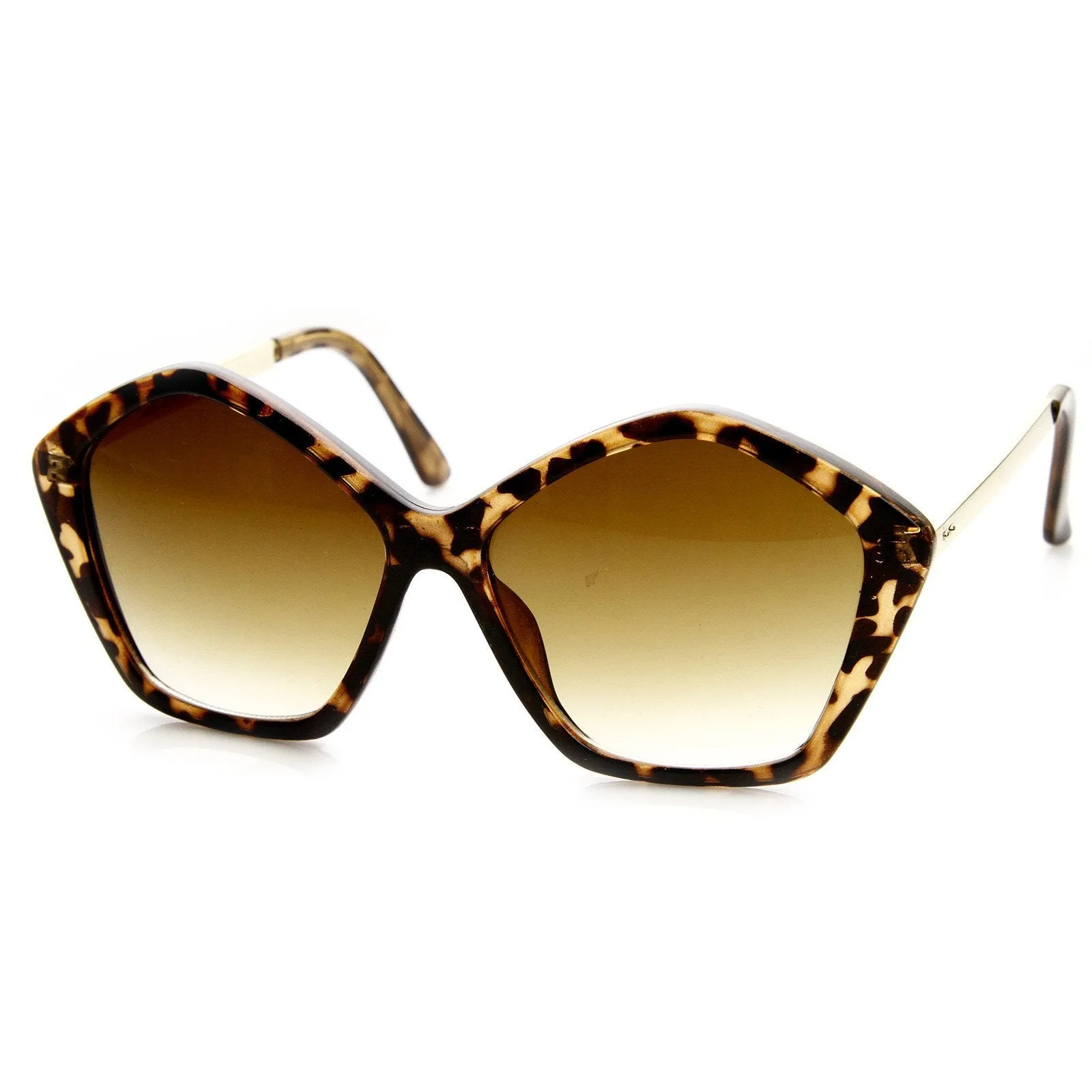 Women's Pentagon Oversize Fashion Sunglasses 8908 sold by ZeroUV product image thumbnail 2