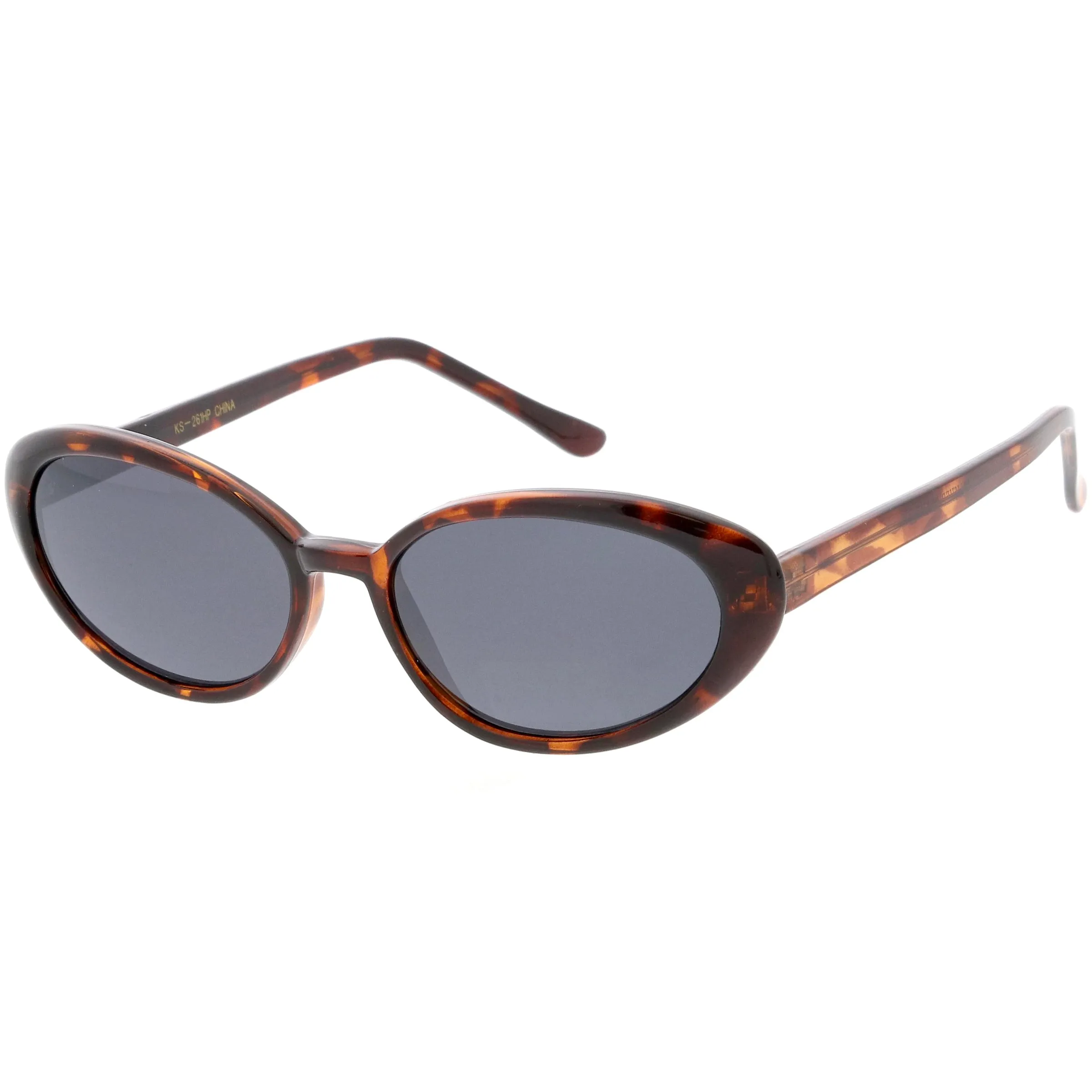 Women's Retro True Vintage Round Oval Mirrored Lens Sunglasses C654 sold by ZeroUV product image thumbnail 4