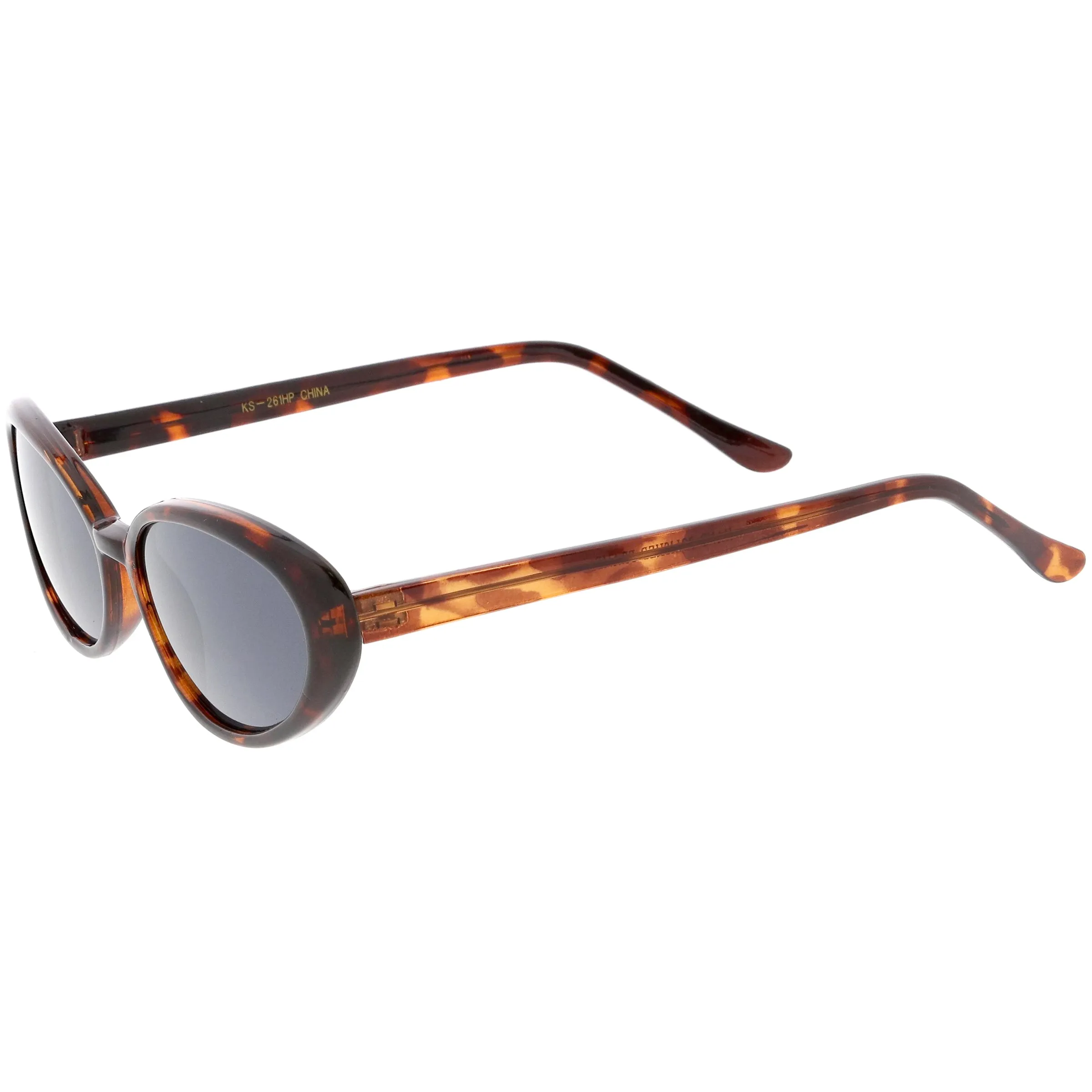 Women's Retro True Vintage Round Oval Mirrored Lens Sunglasses C654 sold by ZeroUV product image thumbnail 5