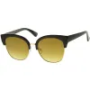 Modern Mirrored Flat Lens Cat Eye Half Frame Sunglasses A325 sold by ZeroUV