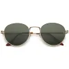 Vintage Indie Dapper Round Spectacle Flat Lens Sunglasses C126 sold by ZeroUV