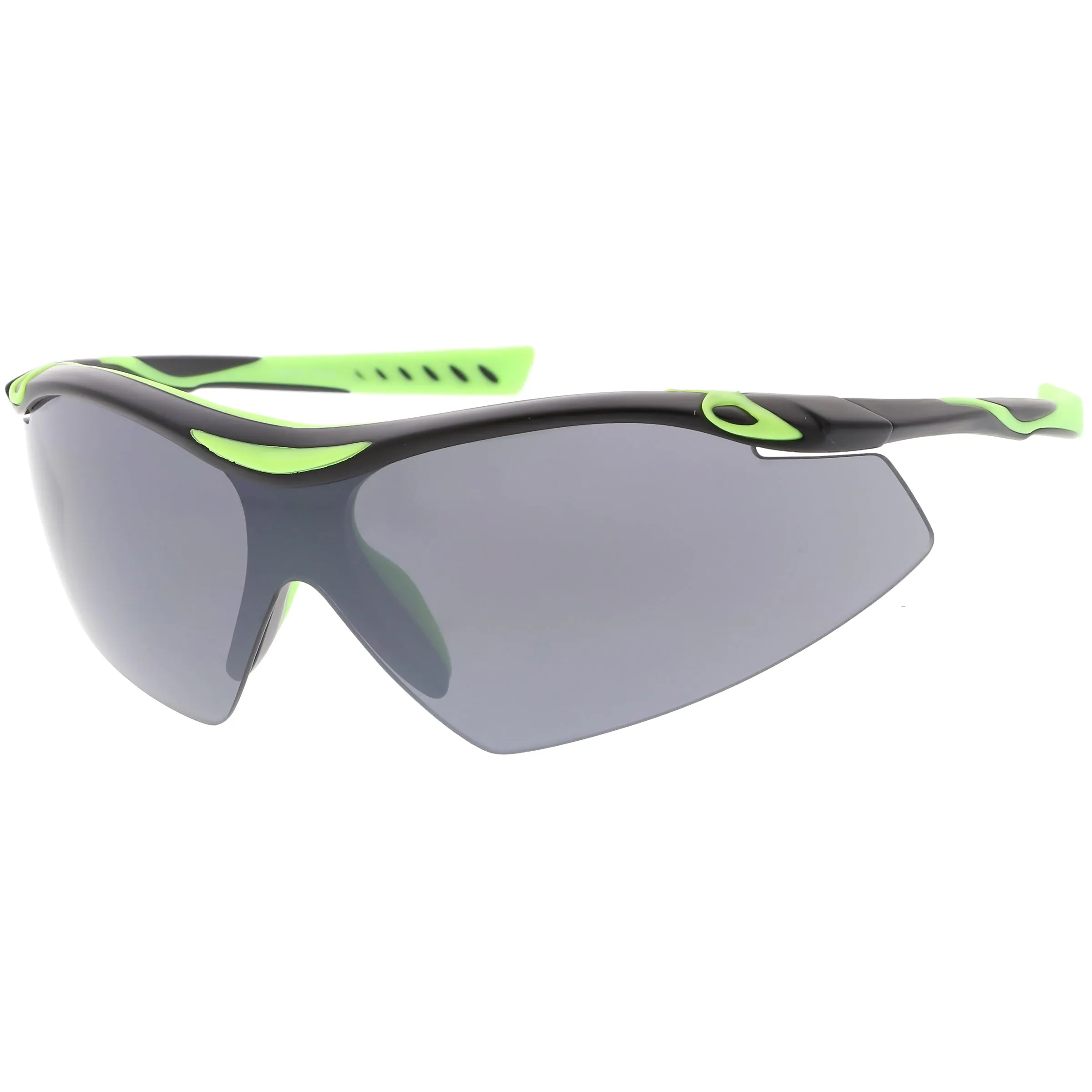 Men's Premium TR-90 Half Jacket Sports Wrap Sunglasses C796 sold by ZeroUV product image thumbnail 2