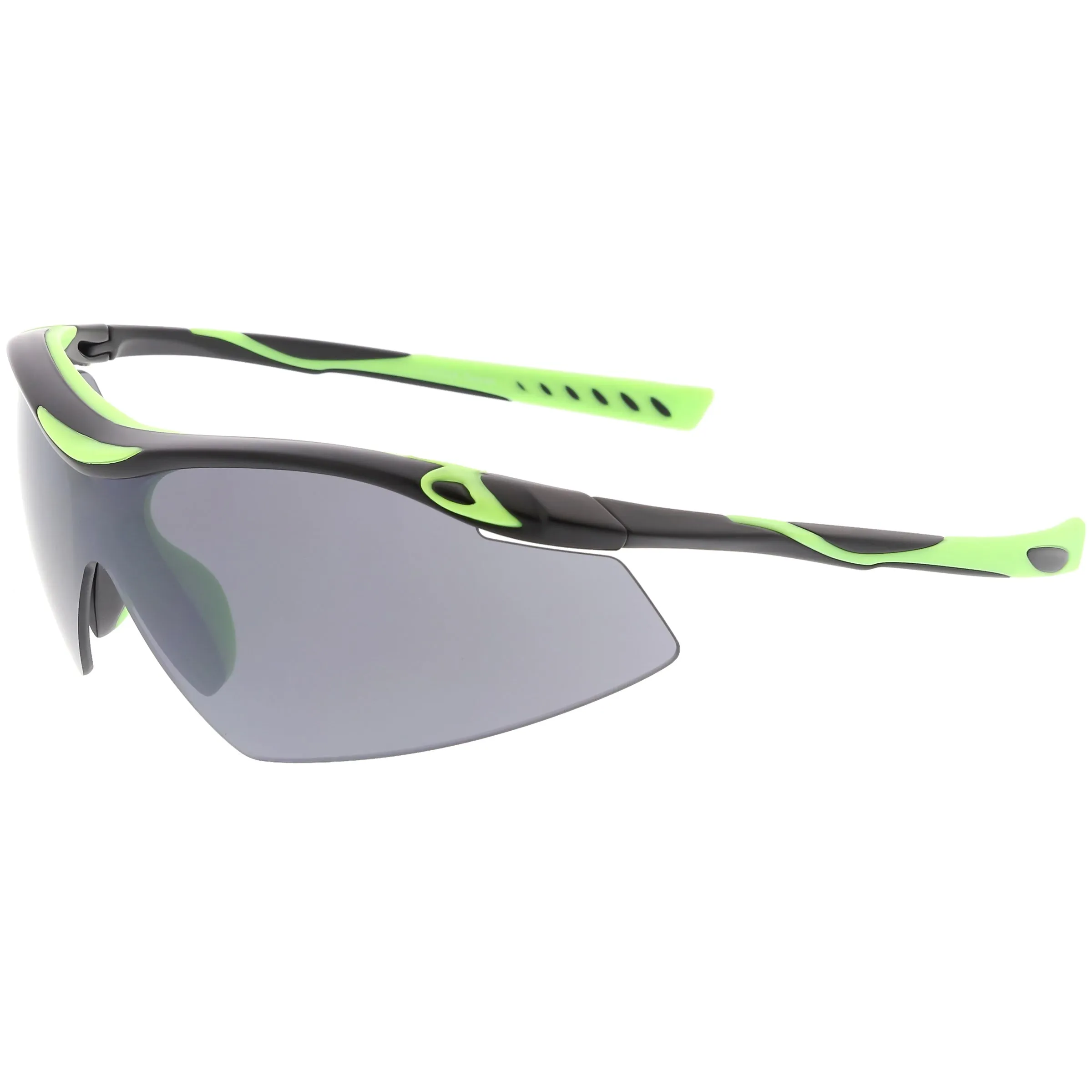 Men's Premium TR-90 Half Jacket Sports Wrap Sunglasses C796 sold by ZeroUV product image thumbnail 4