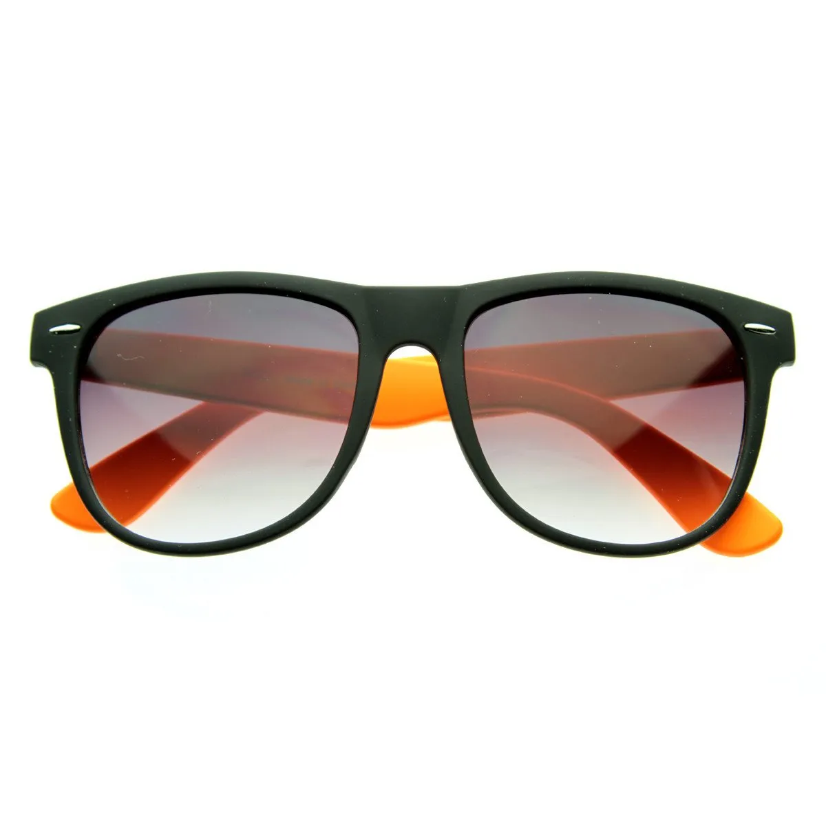Retro Neon Color 2 Tone Horned Rim Sunglasses 2793 sold by ZeroUV
