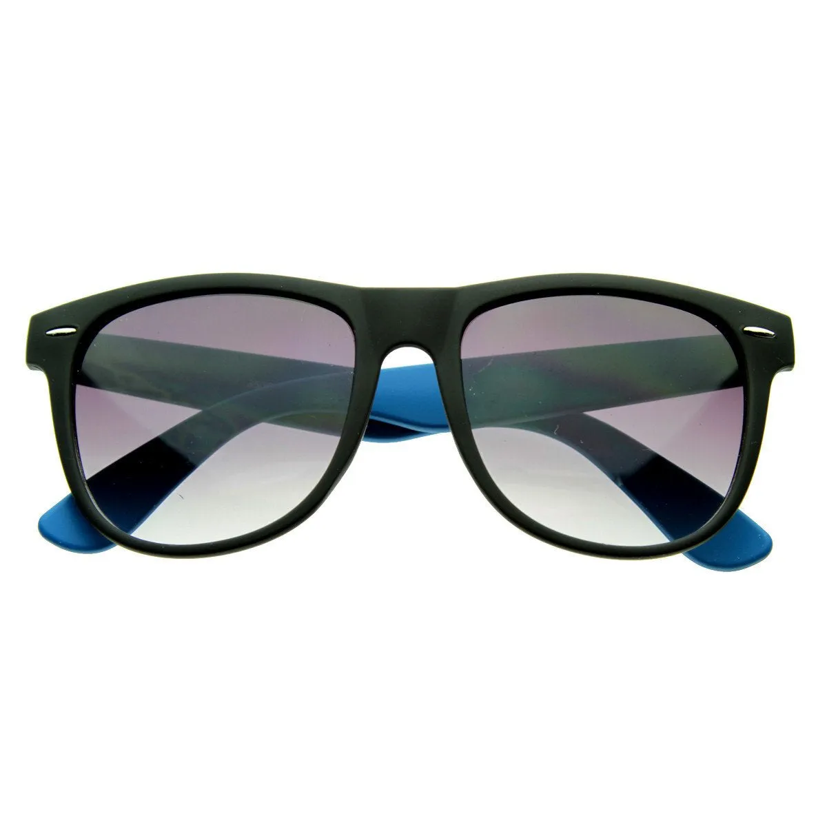 Retro Neon Color 2 Tone Horned Rim Sunglasses 2793 sold by ZeroUV product image thumbnail 5