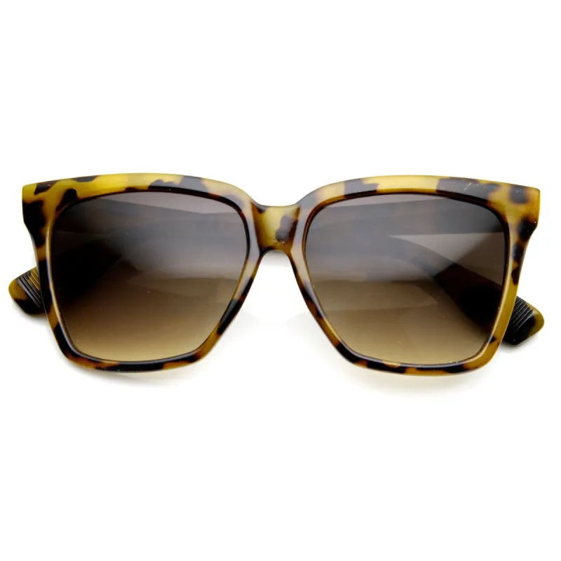 Womens Oversize Flat Top Cat Eye Designer Sunglasses 8967 sold by ZeroUV