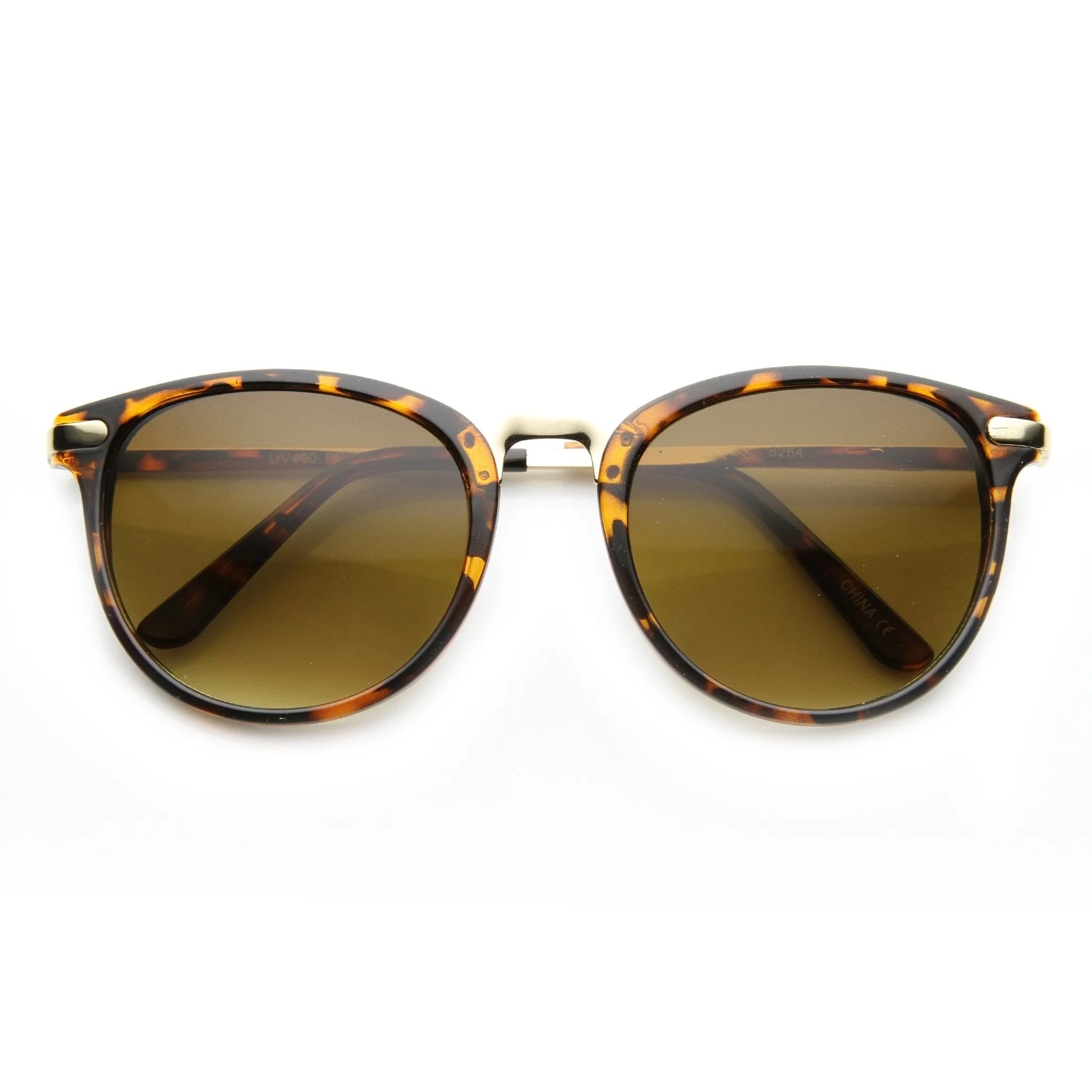 Vintage Inspired Indie Dapper Horned Rim Sunglasses 9606 sold by ZeroUV product image thumbnail 4