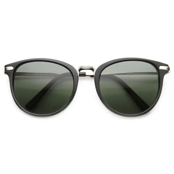 Vintage Inspired Indie Dapper Horned Rim Sunglasses 9606 sold by ZeroUV