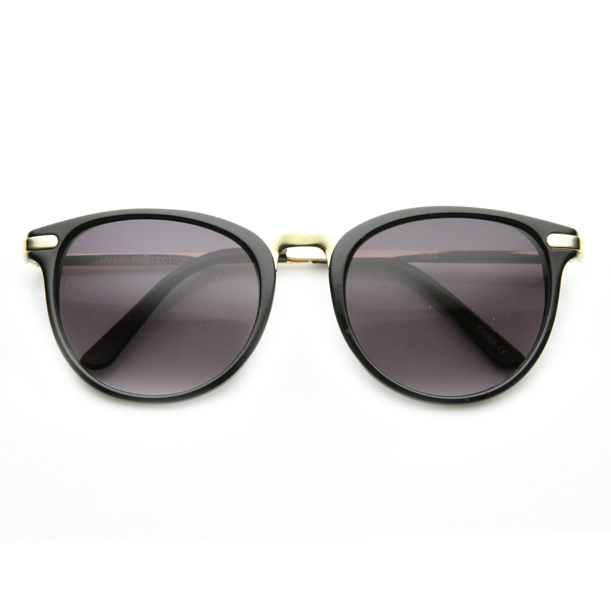 Vintage Inspired Indie Dapper Horned Rim Sunglasses 9606 sold by ZeroUV product image thumbnail 3
