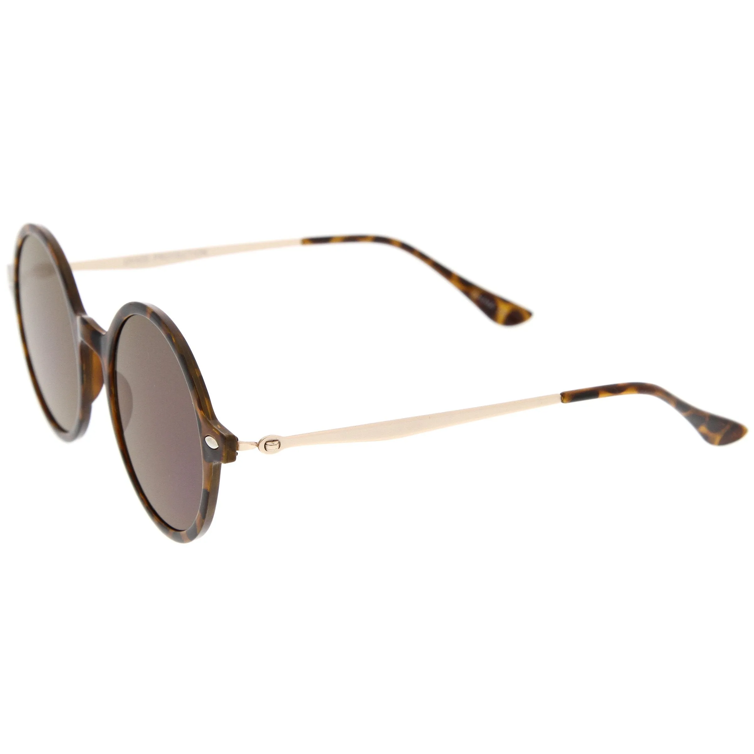 European Retro Mirrored Flat Lens Dapper Sunglasses A746 sold by ZeroUV product image thumbnail 3