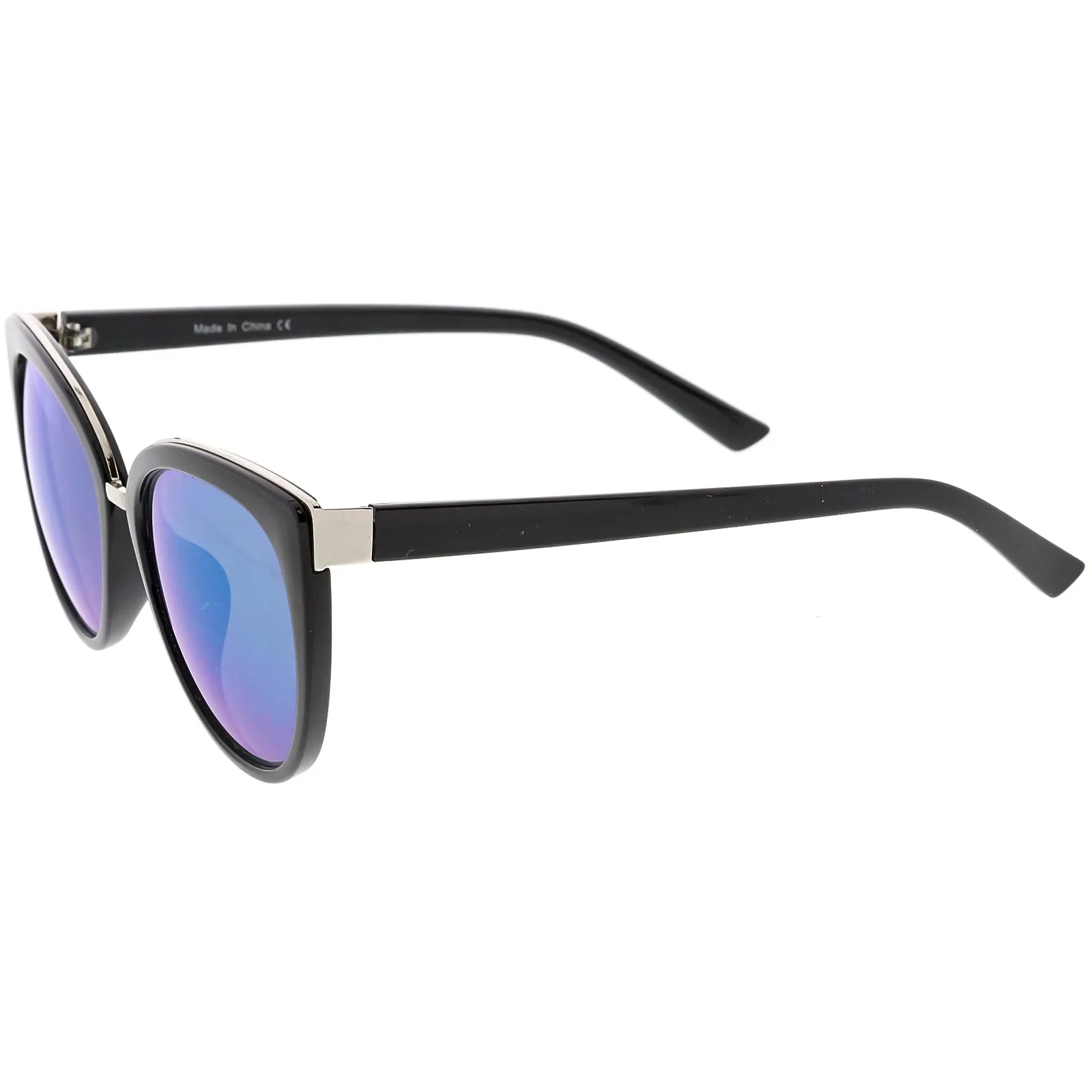 Women's Retro 1950's Oversize Thin Cat Eye Sunglasses C840 sold by ZeroUV product image thumbnail 3