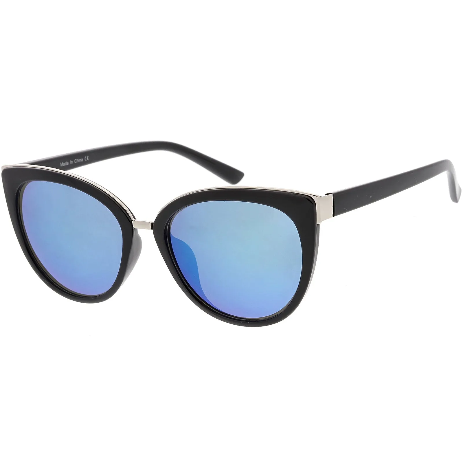 Women's Retro 1950's Oversize Thin Cat Eye Sunglasses C840 sold by ZeroUV product image thumbnail 2