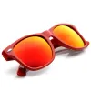 Retro Flash Mirrored Lens Horned Rim Sunglasses 8126 sold by ZeroUV