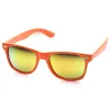 Retro Flash Mirrored Lens Horned Rim Sunglasses 8126 sold by ZeroUV