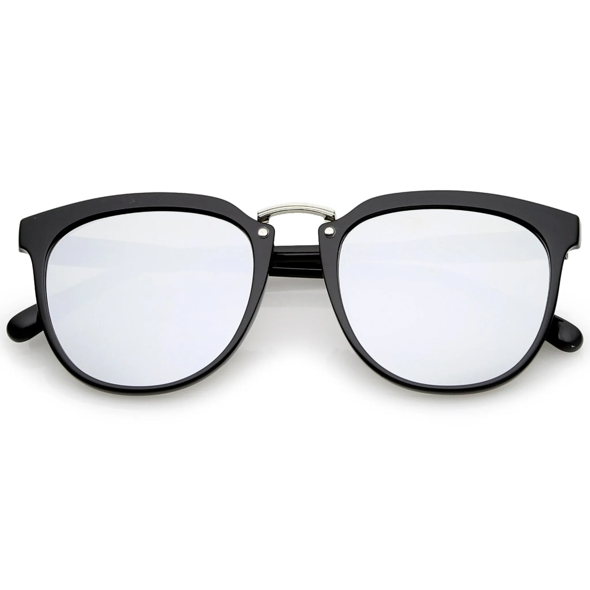 Trending Retro Modern Mirrored Flat Lens Sunglasses A945 sold by ZeroUV product image thumbnail 3