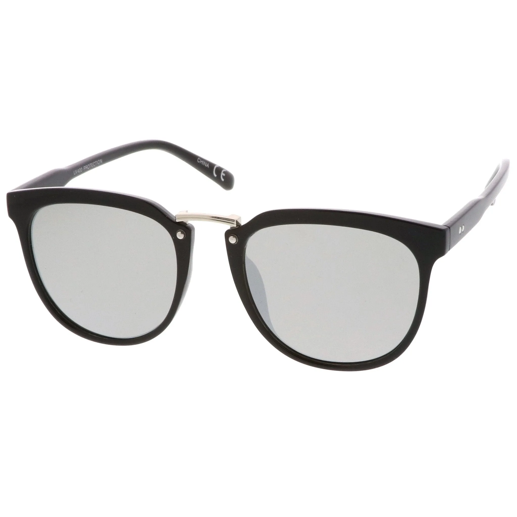 Trending Retro Modern Mirrored Flat Lens Sunglasses A945 sold by ZeroUV product image thumbnail 4
