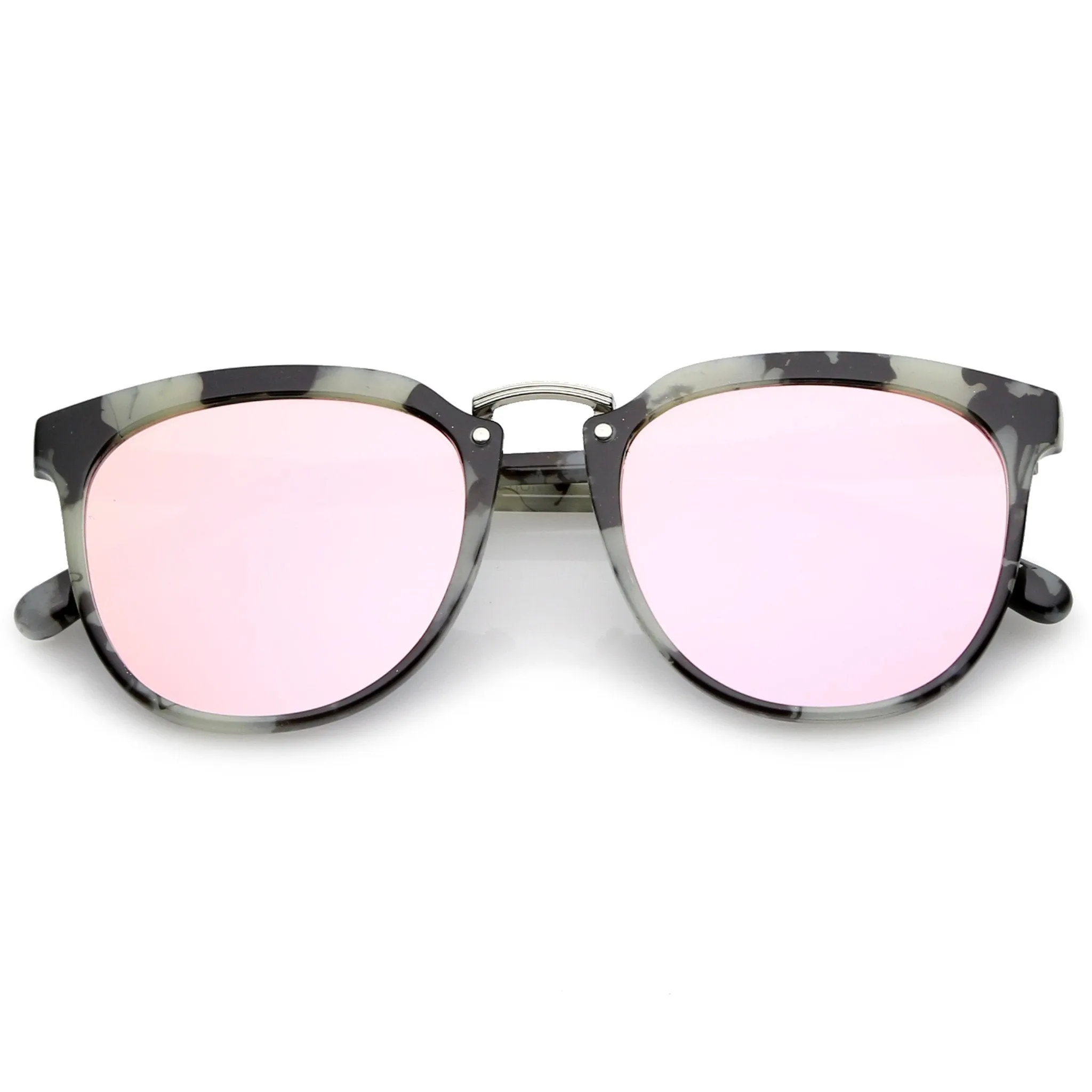 Trending Retro Modern Mirrored Flat Lens Sunglasses A945 sold by ZeroUV