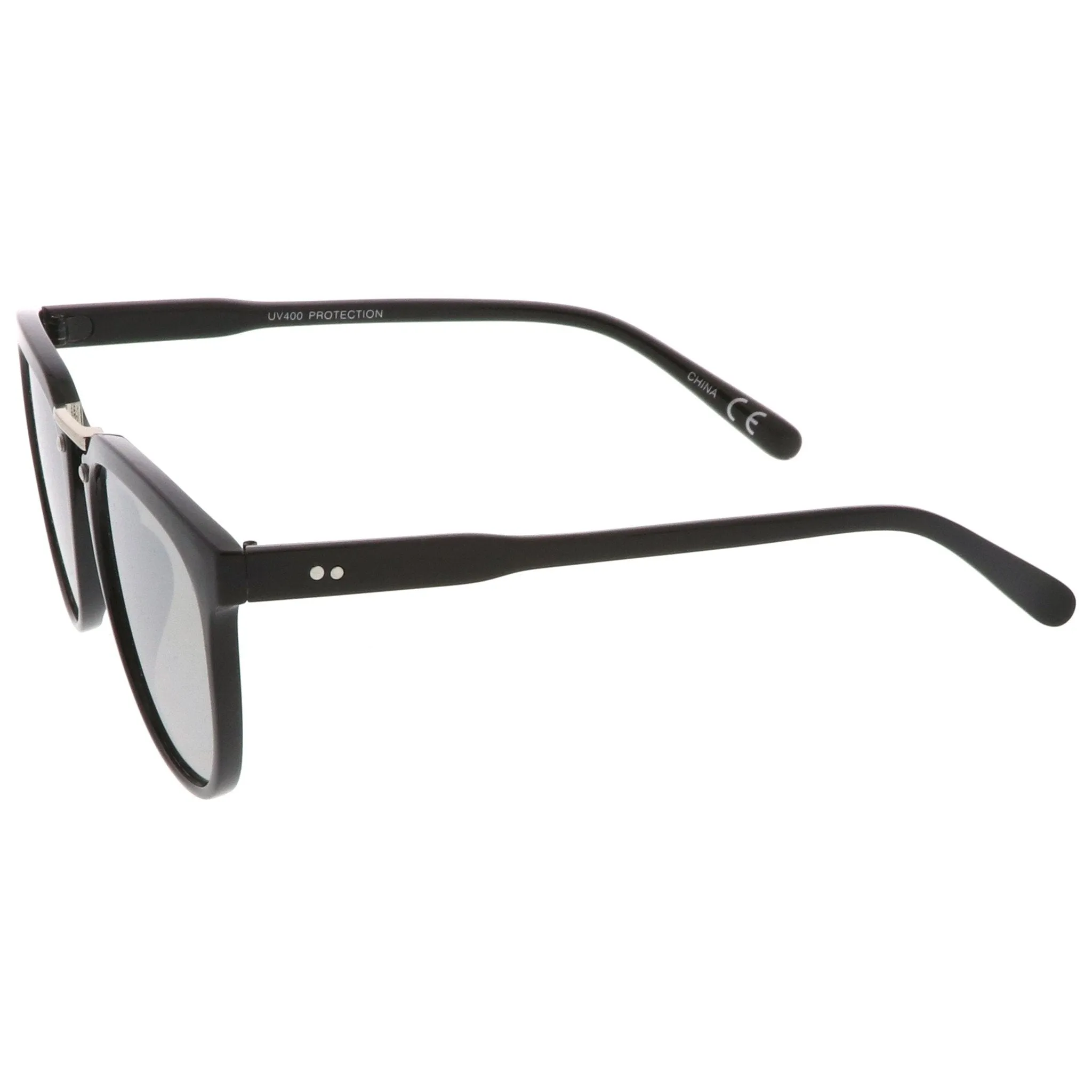 Trending Retro Modern Mirrored Flat Lens Sunglasses A945 sold by ZeroUV product image thumbnail 5