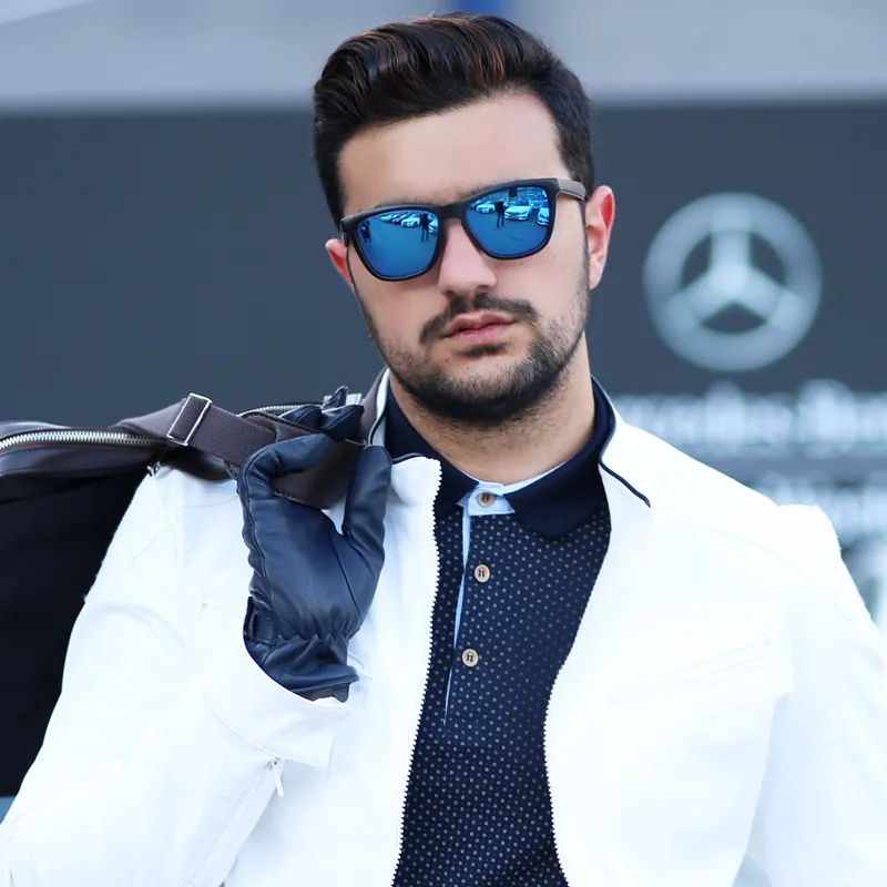 Rad Action Sports Mirrored Lens Horned Rim Sunglasses 8647 sold by ZeroUV product image thumbnail 2