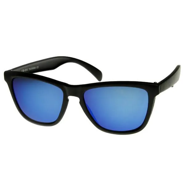 Rad Action Sports Mirrored Lens Horned Rim Sunglasses 8647 sold by ZeroUV product image thumbnail 4