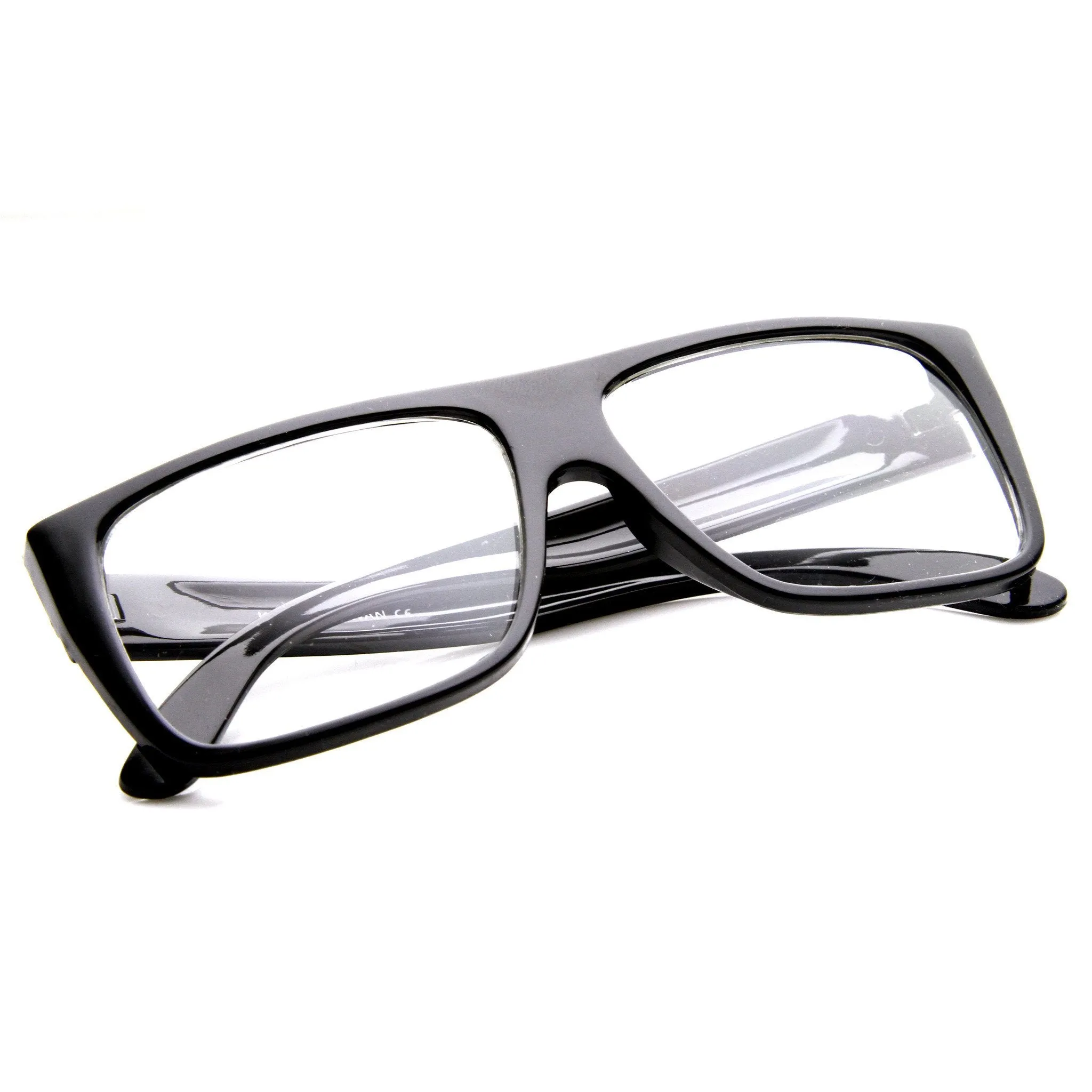 Flat Top Square Clear Lens Fashion Glasses 8807 sold by ZeroUV product image thumbnail 3