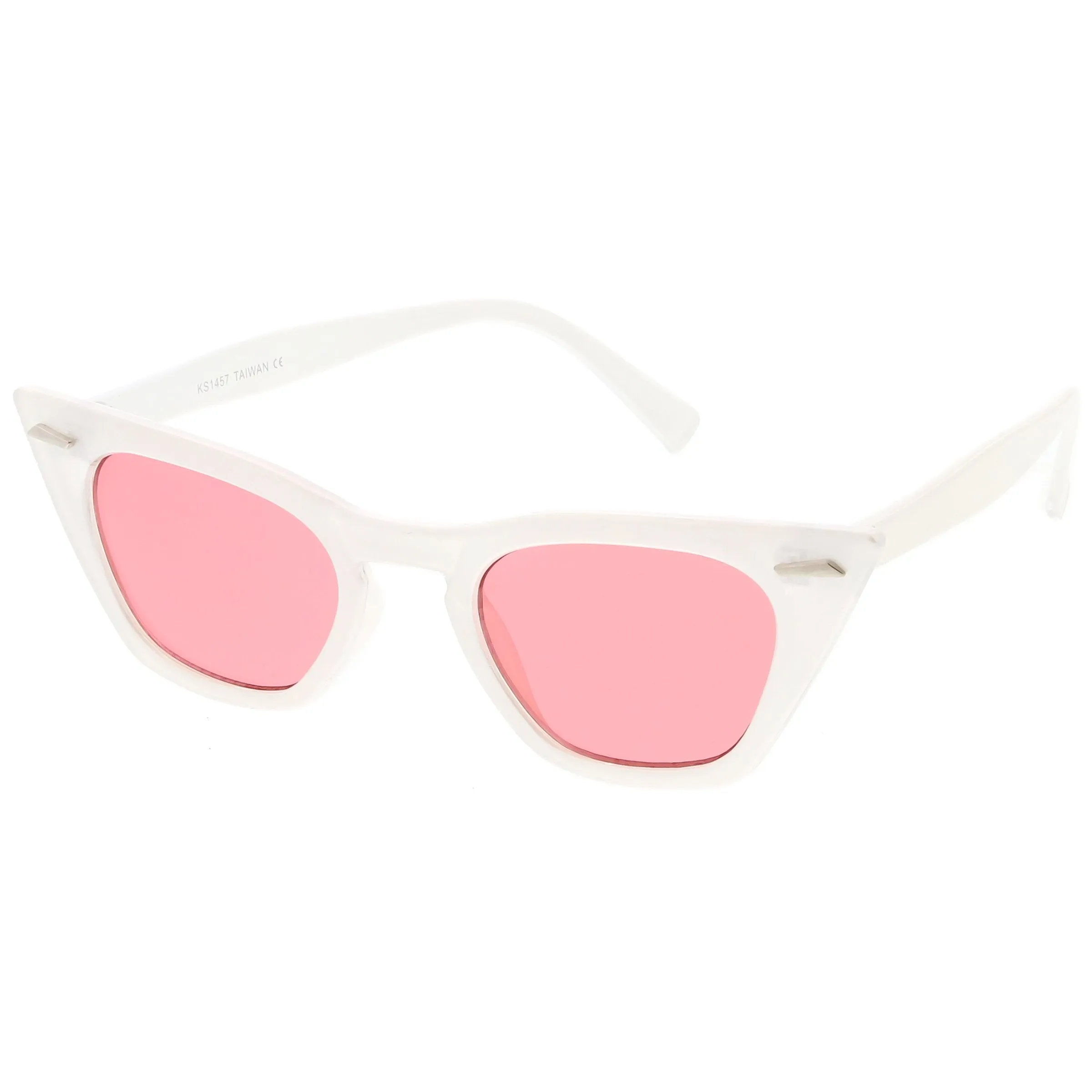 Women's Color Tone 90's Small Cat Eye Sunglasses C563 sold by ZeroUV product image thumbnail 4