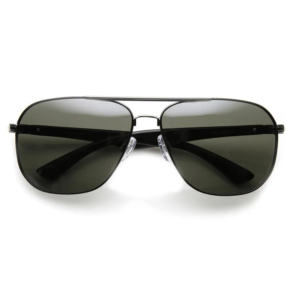 Mens Premium Large Sports Polarized Lens Aviator Sunglasses 9270 sold by ZeroUV