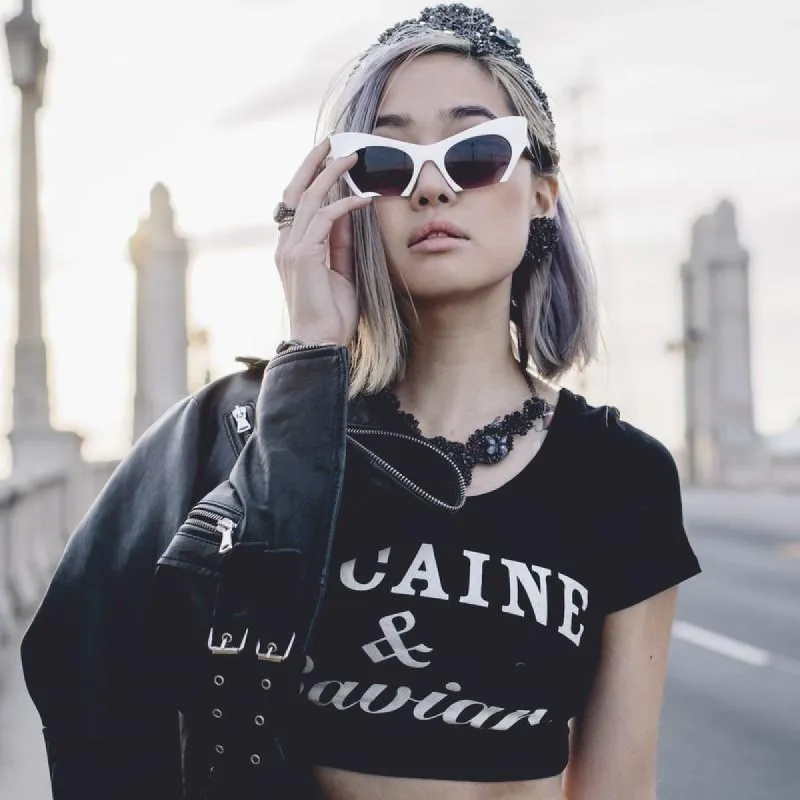 Women's Modern Cat Eye Bottom Cut Sunglasses sold by ZeroUV