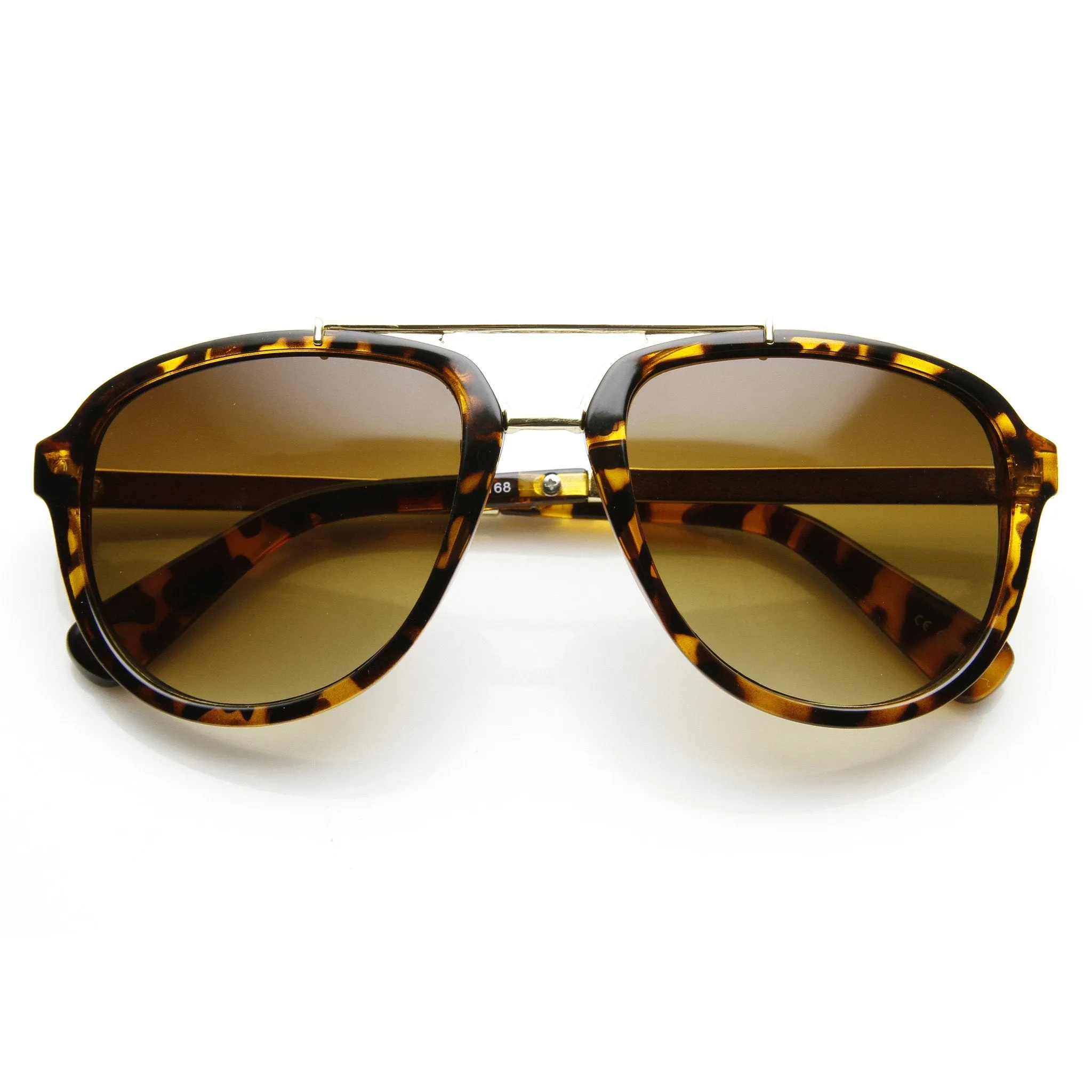 Retro Modern Dapper Mens European Roadster Square Aviator Sunglasses 9466 sold by ZeroUV product image thumbnail 3