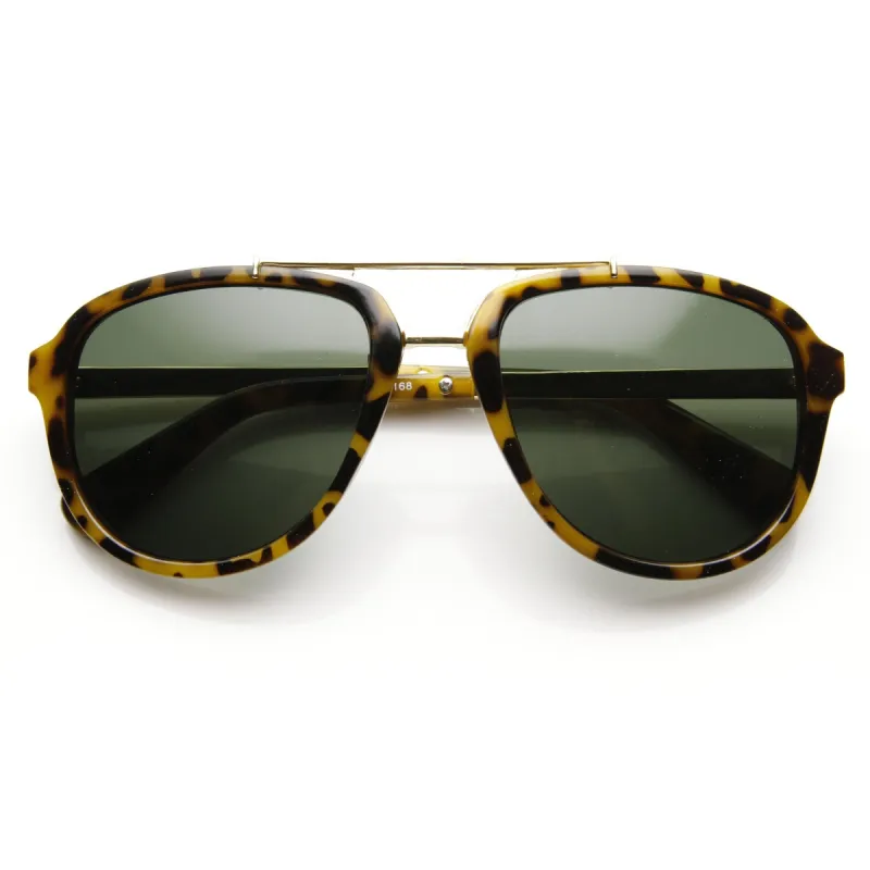 Retro Modern Dapper Mens European Roadster Square Aviator Sunglasses 9466 sold by ZeroUV