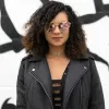 Oversize Thin Cross Brow Mirrored Flat Lens Sunglasses sold by ZeroUV