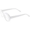 Retro 1990's Fashion Clear Lens Clout Oval Glasses C540 sold by ZeroUV